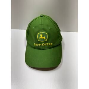 John Deere Green Ball Cap Hat One Size Fits All Embroidered Cary Francis Group